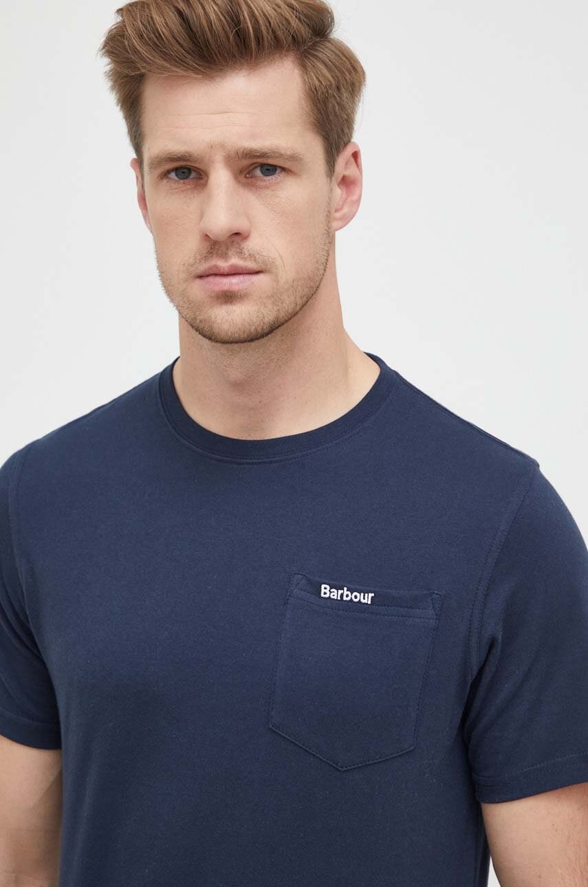 Tričko Barbour Cotton T-Shirt with Pocket Navy | MTS1114, 0