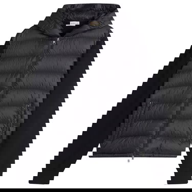Bunda Moncler Hybrid Zip Through Hooded Jacket, Size Large Čierna | 9B000-06-M1131-776, 1