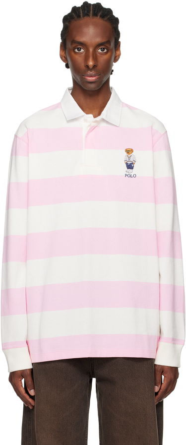 Polo tričko Polo by Ralph Lauren Ralph Lauren Classic Fit Polo Bear Rugby Jersey Polo Ružová | 710973144001, 0
