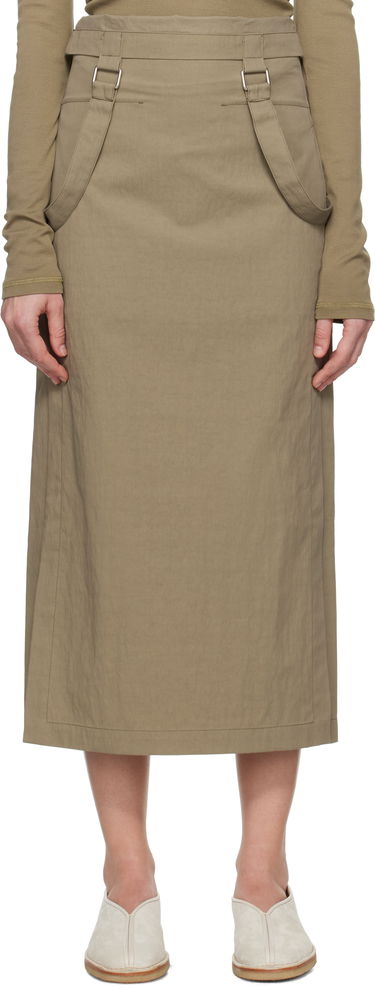 Sukňa LEMAIRE Lemaire Straps Midi Skirt Hnedá | SK1036 LF1228, 0