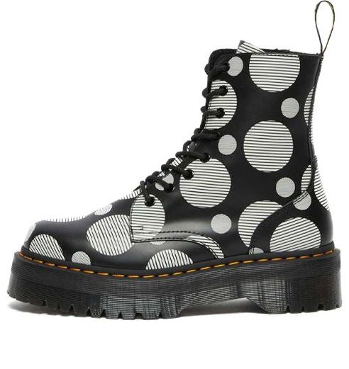 Tenisky a topánky Dr. Martens Jadon Polka Dot Platform Boots Čierna | 26882009