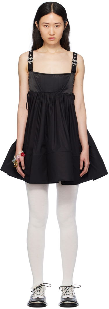Šaty Chopova Lowena Bustier Minidress With Buckles Čierna | 1331, 0