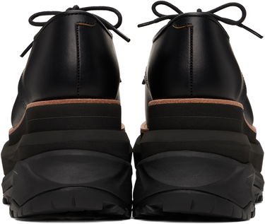 Oblečenie sacai sacai Leather Platform Oxfords Čierna | 25-03700M, 1