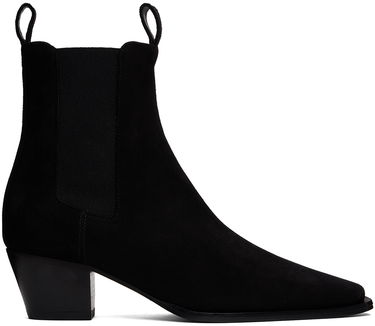Tenisky a topánky TOTEME The City Suede Chelsea Boots Čierna | 234-WLGSE074-LE0012, 0