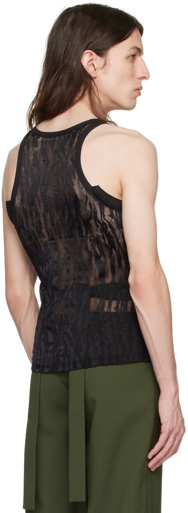 Tielko Dion Lee Dion Lee Split Tank Top Čierna | C3106R23, 2