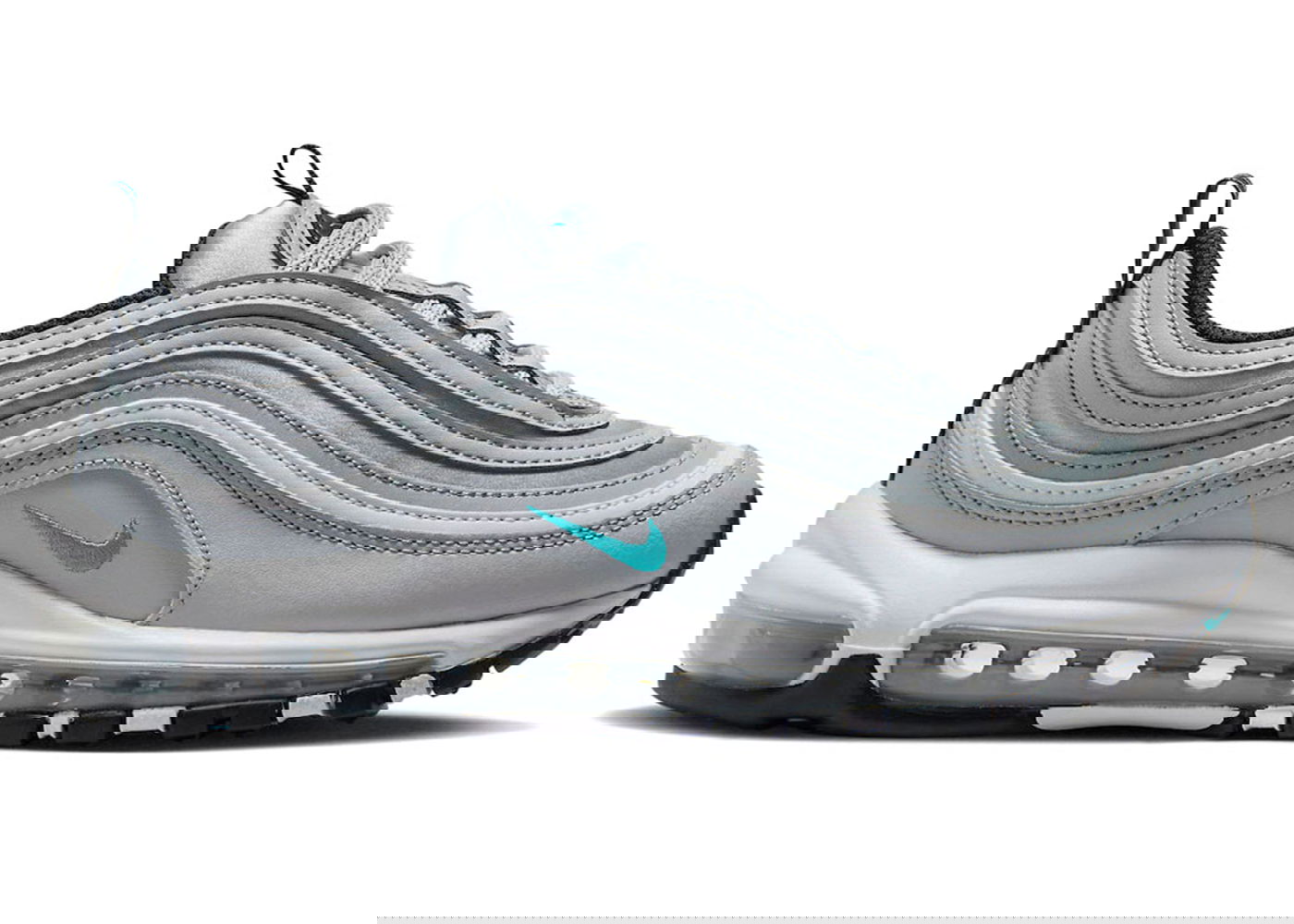 Tenisky a topánky Nike Air Max 97 "Metallic Silver Aqua" Šedá | FJ1883-001, 0