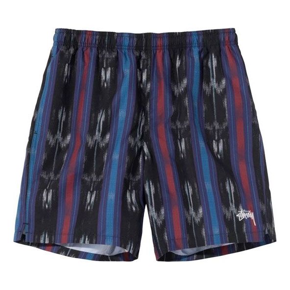Šortky Stüssy Ikat Stripe Water Shorts Modrá | 113135