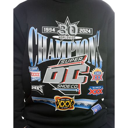 Sveter DC DC Old Champs Crew Sweatshirt Size L Čierna | ADYSF03138-KVJ0, 1