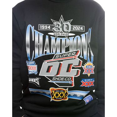 Sveter DC DC Old Champs Crew Sweatshirt Size L Čierna | ADYSF03138-KVJ0, 1
