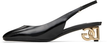 Tenisky a topánky Dolce & Gabbana Dolce&Gabbana Patent Leather Slingback Heels Čierna | CG0913 A1037, 2
