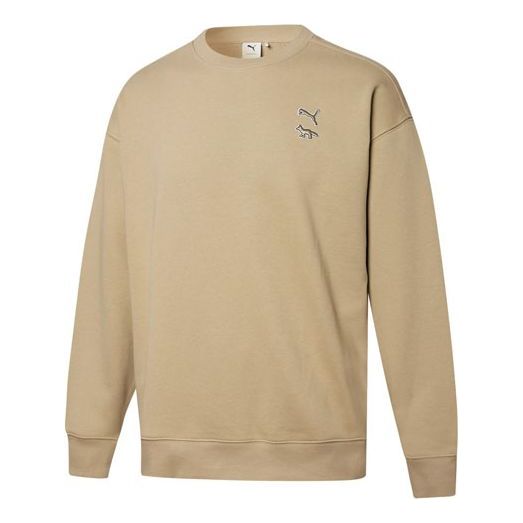 Sveter Puma PUMA x Maison Kitsune Crewneck Sweatshirt Béžová | 532324-96