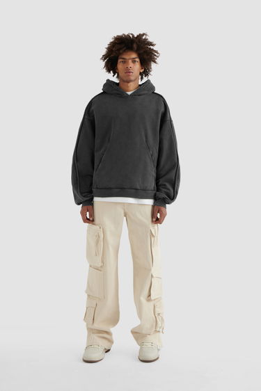 Mikina AXEL ARIGATO Kansas Washed Hoodie Čierna | A2167001, 4