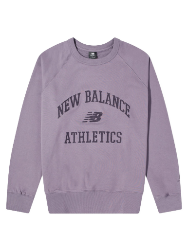 Mikina New Balance Athletics Varsity Fleece Crewneck Fialová | MT33550-SHW