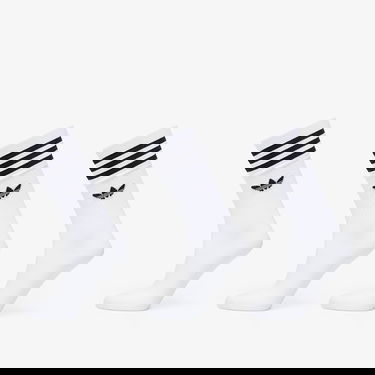 Ponožky adidas Originals Solid Crew Sock 3-Pack Biela | S21489, 0