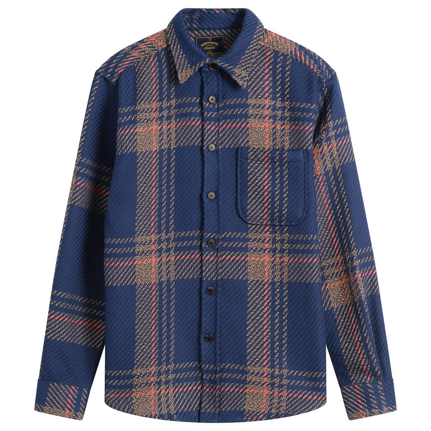 Košeľa Portuguese Flannel Upper Overshirt in Blend, Size Small Rôznofarebný | AW25077-NVB, 0