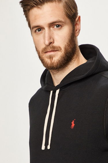 Mikina Polo by Ralph Lauren Classic Popover Hoody Čierna | 710766778008, 0