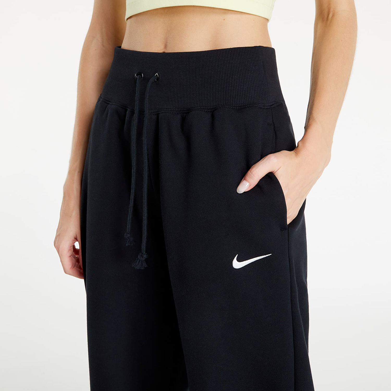 Tepláky Nike Sportswear Phoenix Fleece High-Waisted Oversized Sweatpants Čierna | DQ5887-010, 1