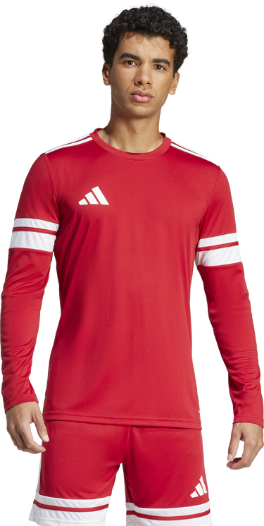 Tričko adidas Originals Adidas Squadra 25 Long Sleeve Jersey Červená | je5297, 4