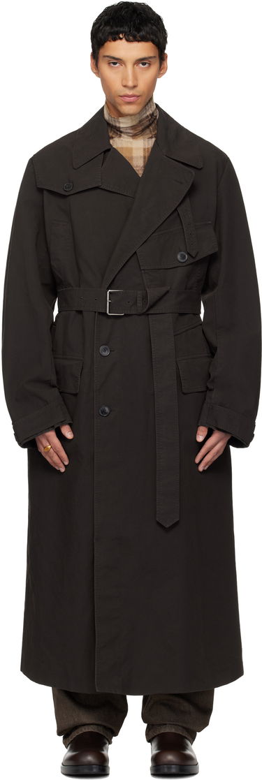 Trenčkot Dries Van Noten Dries Van Noten Overdyed Trench Coat Hnedá | 252-020249-2101, 0