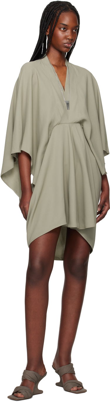 Šaty Rick Owens Rick Owens Hollywood Half Moon Minidress Zelené | RP01E7534 Y, 3