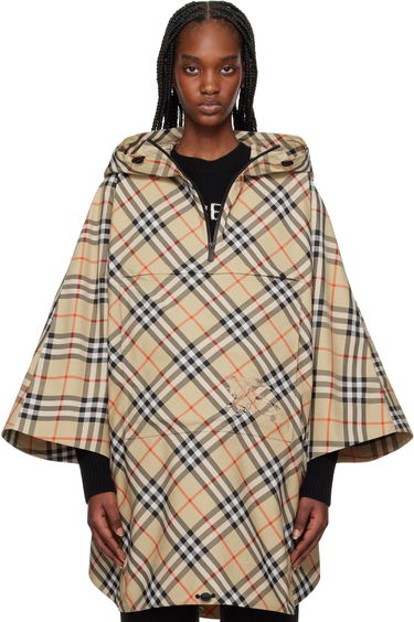 Pláštenka Burberry Burberry Packaway Check Twill Cape Jacket Béžová | 8105325, 0