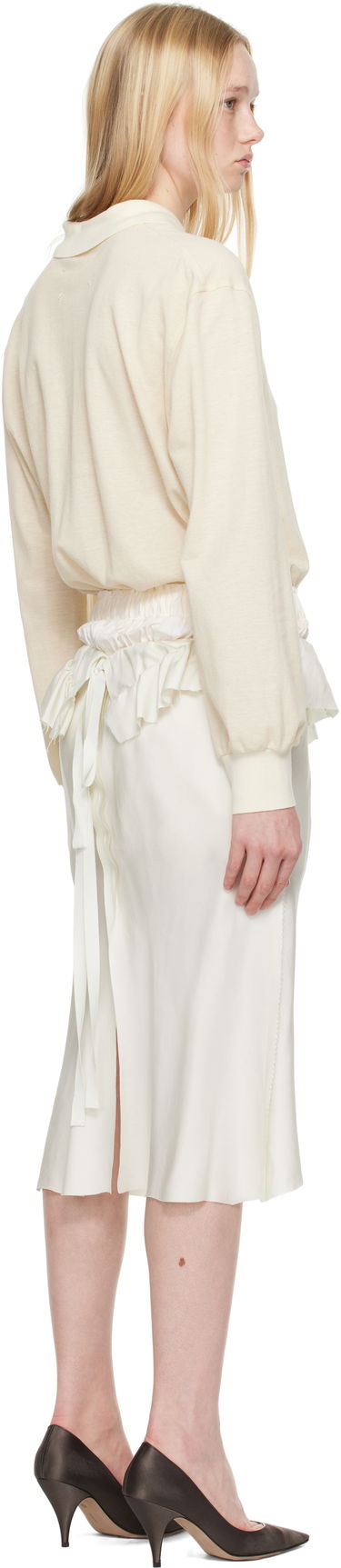 Sukňa Maison Margiela Maison Margiela Paneled Midi Dress Biela | S51DD0037 MTJ030, 2