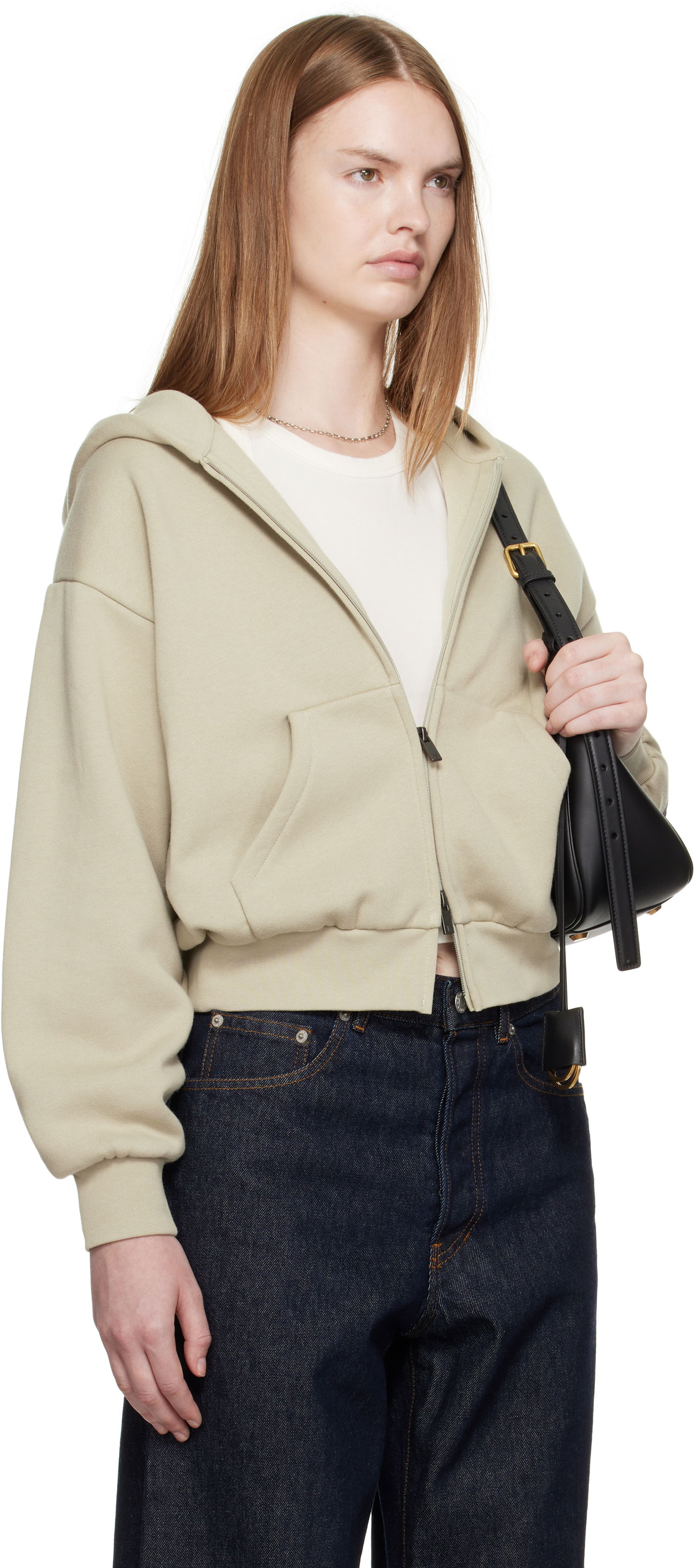 Mikina Fear of God Fear of God ESSENTIALS Classic Fit Zip-Up Hoodie Zelené | 192SP255096FW, 1