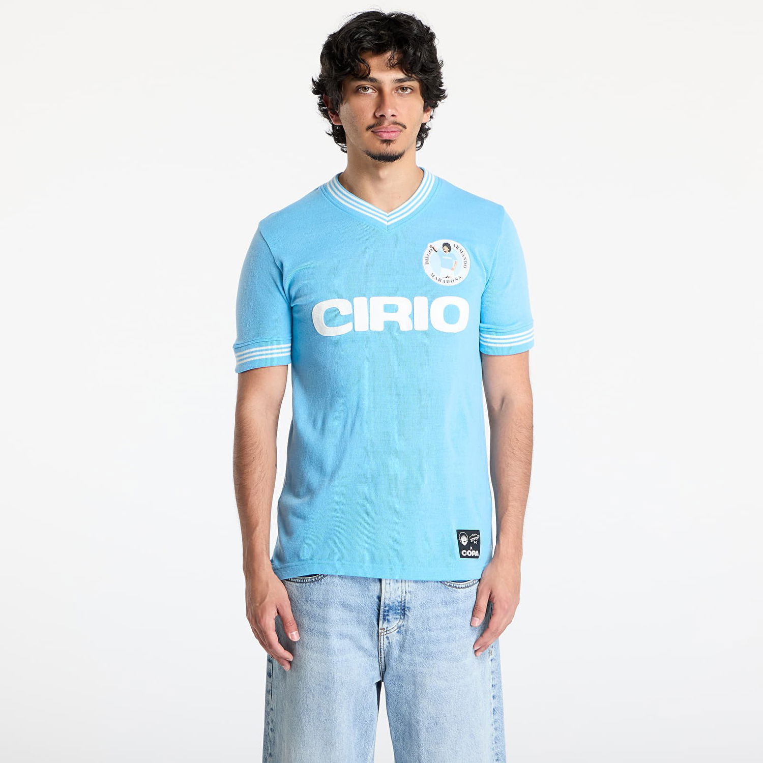 Tričko COPA Maradona x Napoli 1984 Retro Football T-Shirt Modrá | 469-001, 0