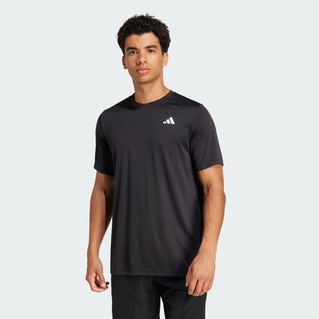 Tričko adidas Performance Black Tennis T-Shirt Čierna | JF8502, 0