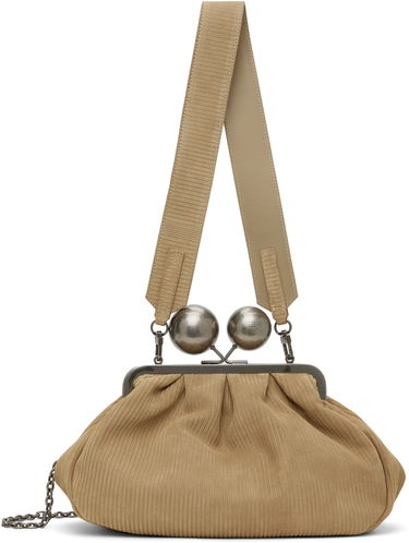 Kabelka Max Mara Weekend Max Mara Destino Suede Shoulder Bag Béžová | 2515511044600, 0