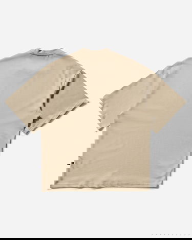 Crop Top Alpha Industries UV Protection Base T-Shirt Béžová | 756503 300, 2