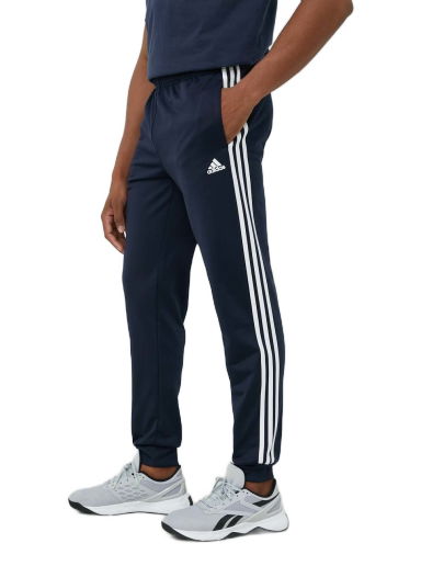 Tepláky adidas Originals Essentials Warm-Up Tapered 3-Stripes Track Pants Navy | H46106