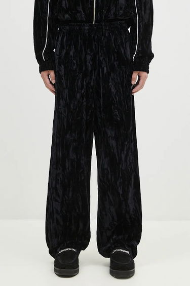 Tepláky Martine Rose Wide Leg Trackpant Velour Sweatpants Čierna | 165WF04001, 0