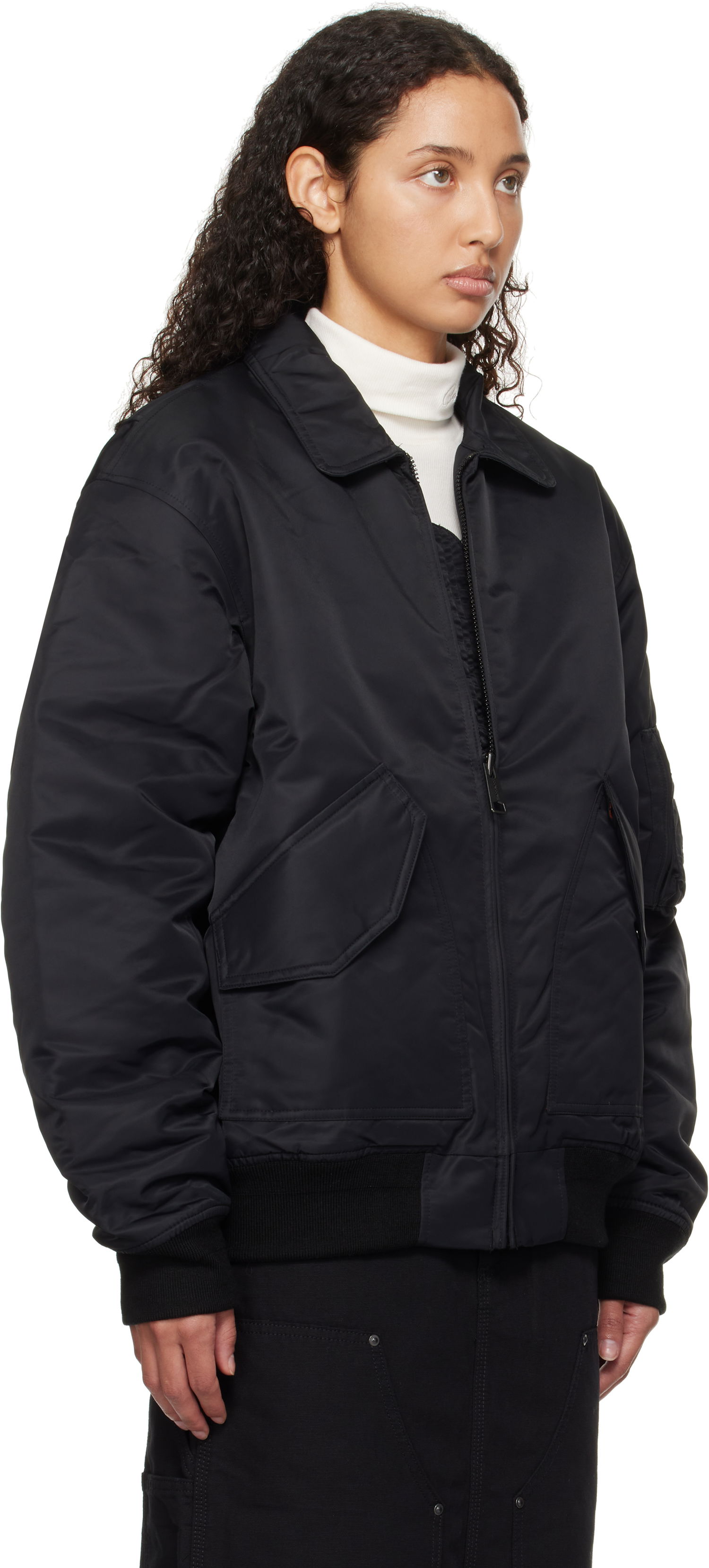 Bomber bunda Carhartt WIP Black Bomber Jacket Čierna | I032300_2EH_XX, 1