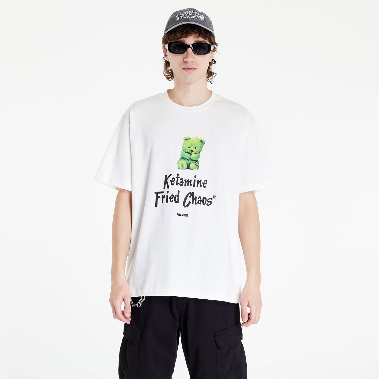 Tričko Pleasures Ketamine T-Shirt Biela | P22W002 NATURAL, 0