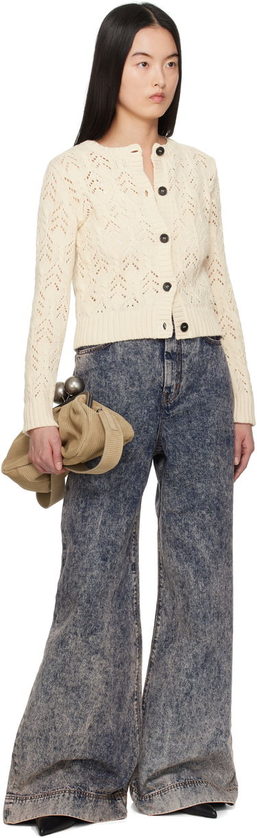 Sveter Max Mara Weekend Max Mara Panaria Knit Cardigan Béžová | 2515341011600, 3