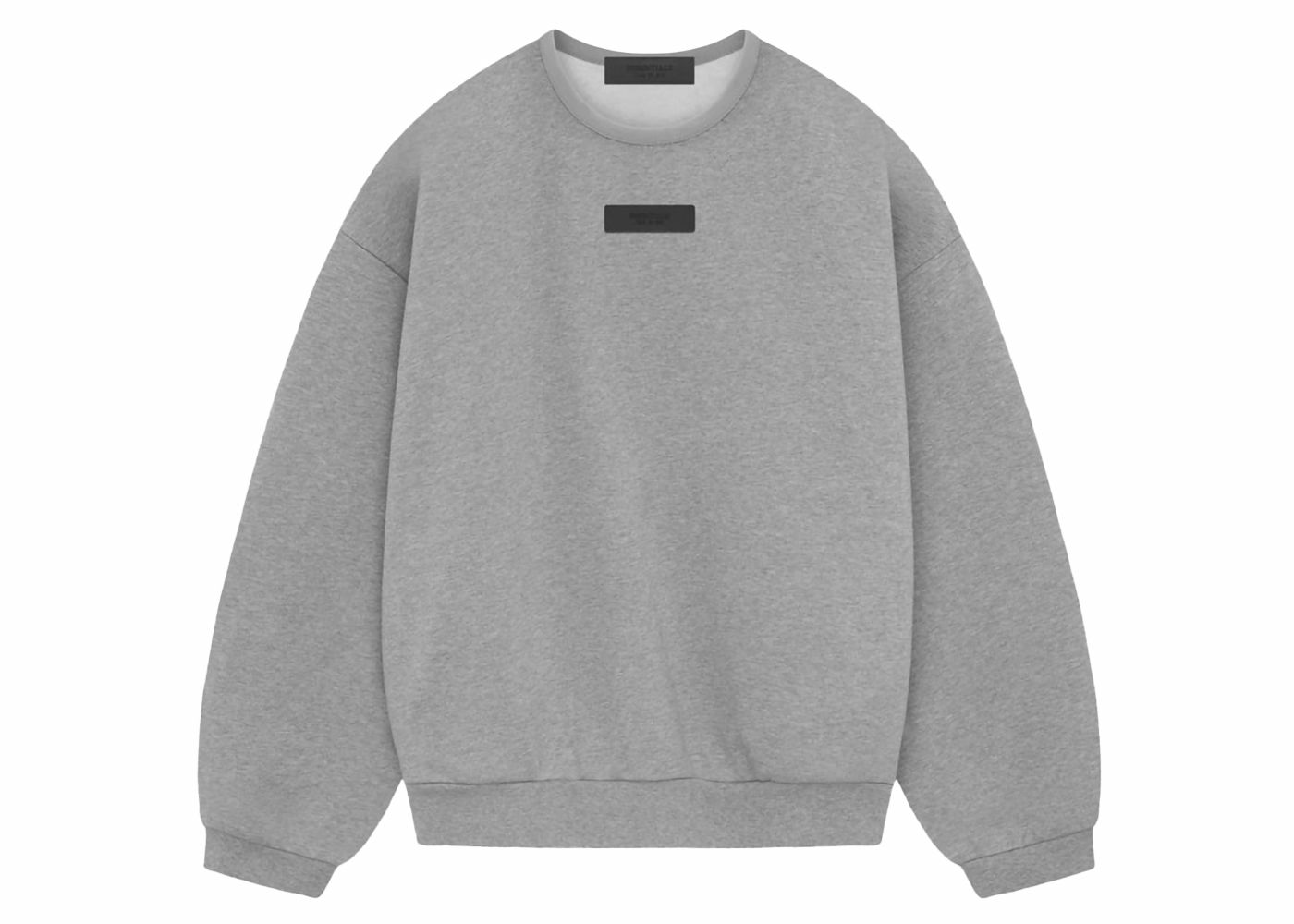 Mikina Fear of God Essentials Crewneck Dark Heather Oatmeal Šedá | 192SP244683F, 0