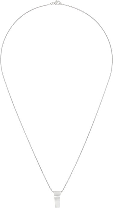 Náhrdelník Rick Owens Silver Porterville Mini Trunk Charm Necklace Metalická | RJ0000099 MMT, 1