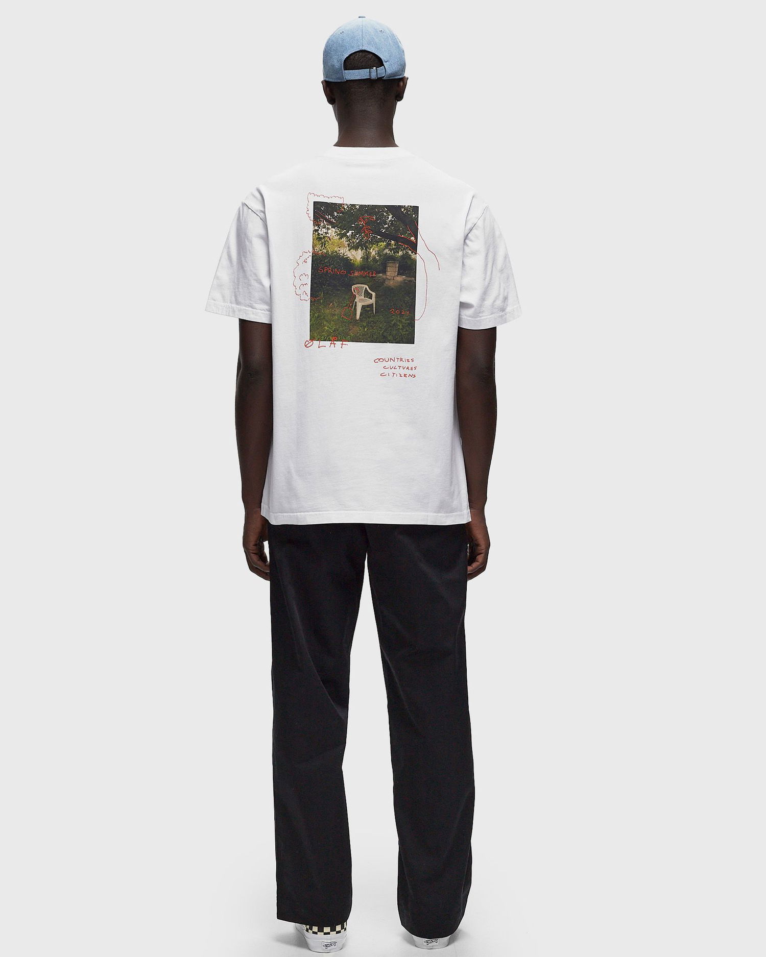 Tričko ØLÅF NOTES TEE Biela | M170107-OPTICAL-WHITE, 1