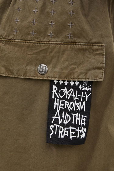Šortky Ksubi KSUBI Krush Cargo Shorts Zelené | MPF24WA022, 3