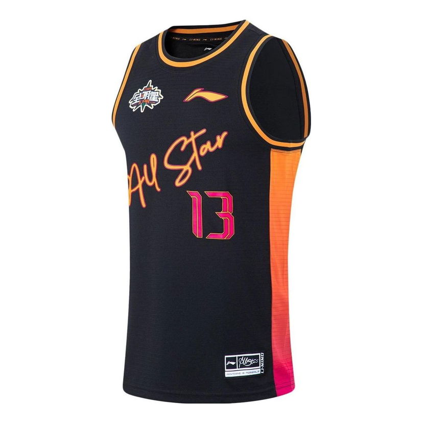 Dres Li-Ning CBA All Star Basketball Jersey Čierna | AAYT693-1