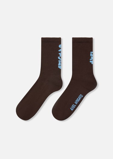 Ponožky AXEL ARIGATO Ribbed Socks Hnedá | X3956005, 4