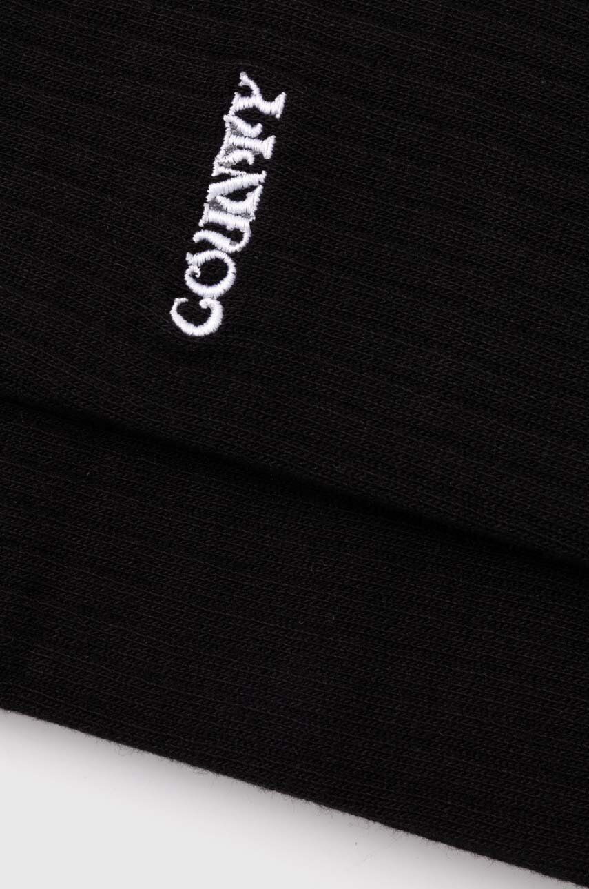 Ponožky Marcelo Burlon Manifesto Logo Shorts Socks Čierna | CMRA015S24KNI0021001, 1