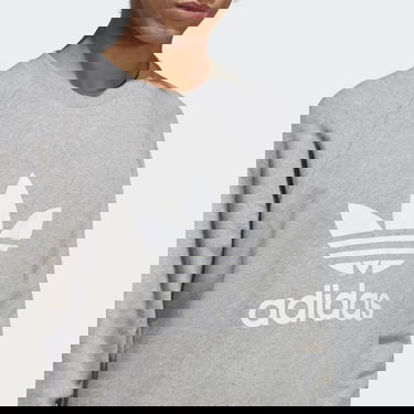 Mikina adidas Originals Adicolor Classics Trefoil Crewneck Šedá | IA4857, 3