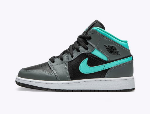 Limitované edície Jordan Air Jordan 1 Mid GS "Grey Aqua" Šedá | 554725-063