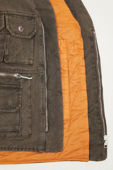 Vesta KENZO Khaki Mutlipocket Vest Hnedá | FE65VE0089GK, 4