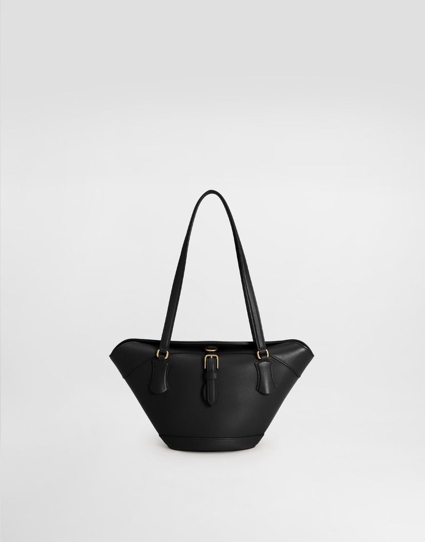 Tote bag Dolce & Gabbana Dolce & Gabbana Capri Crow's Nest Leather Tote Bag Čierna | BB7815AK27480999