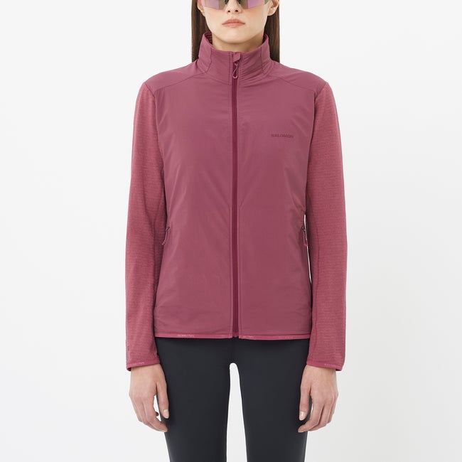 Bunda Salomon Lightwarm Hybrid Jacket Ružová | LC2707600, 0