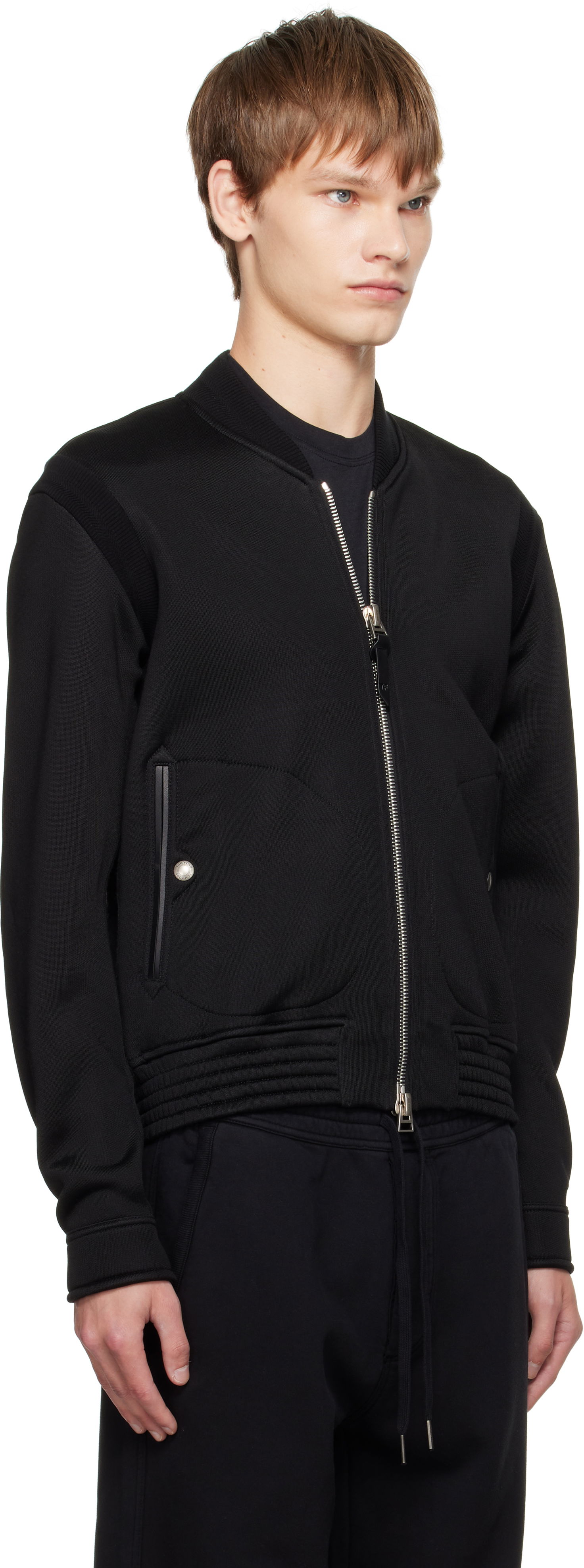 Bomber bunda Tom Ford TOM FORD Cotton Viscose Bomber Jacket Čierna | JZL019-JMC081, 1