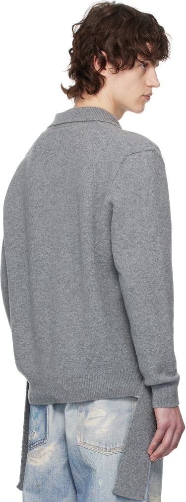 Sveter Simone Rocha Simone Rocha Zip Up Cut Out Window Cardigan Šedá | LMK4M 0660, 2
